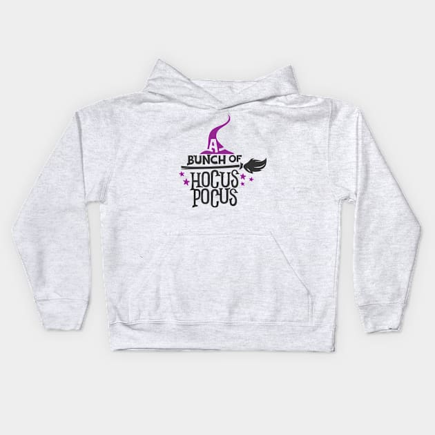 Halloween Hocus Pocus Kids Hoodie by designdaking